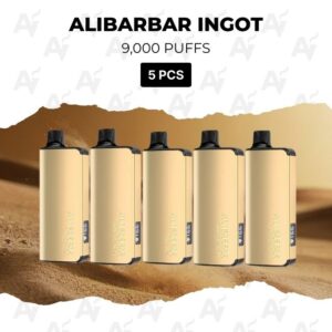5 PCS – Alibarbar Ingot 9000 Puffs