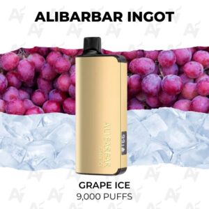 Alibarbar Ingot 9000 Puffs Grape Ice