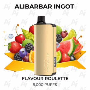 Alibarbar Ingot 9000 Puffs Flavour Roulette