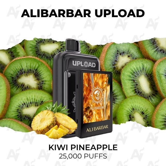 Alibarbar Upload 25000 Puffs Kiwi Pineapple