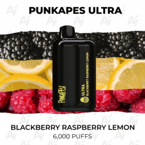 Punkapes Ultra Blackberry Rasp Lemon 6000 Puffs