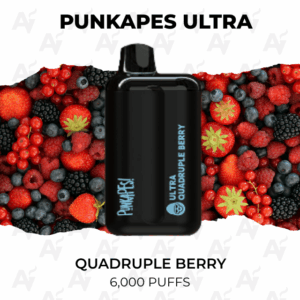Punkapes Ultra Quadruple Berry 6000 Puffs