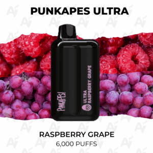 Punkapes Ultra Raspberry Grape 6000 Puffs