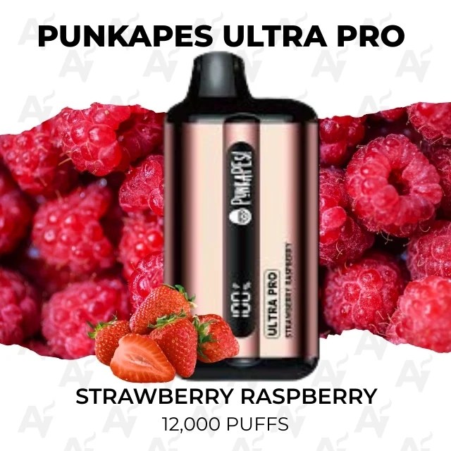 Punkapes Ultra Pro Strawberry Raspberry 12000 Puffs