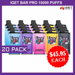 IGET BAR PRO 10000 PUFFS –  20 PACK