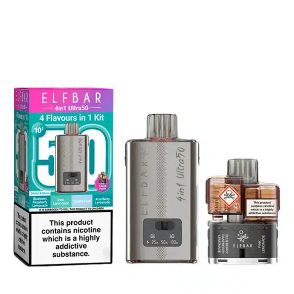 Elf Bar 4 in 1 Ultra 50 Pod Kit - Image 4