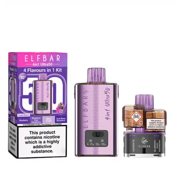 Elf Bar 4 in 1 Ultra 50 Pod Kit - Image 6