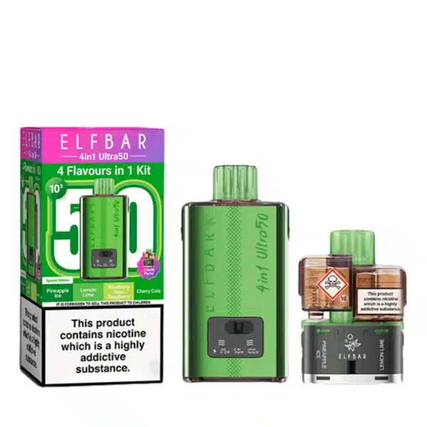 Elf Bar 4 in 1 Ultra 50 Pod Kit - Image 8