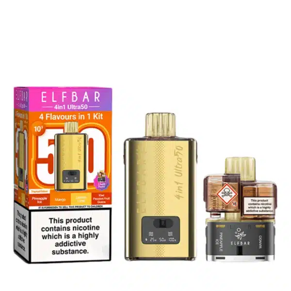 Elf Bar 4 in 1 Ultra 50 Pod Kit - Image 9