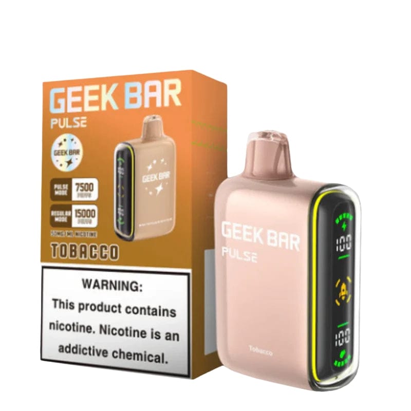 Geek Bar Pulse 15000 Disposable Vape (5%, 15000 Puffs) – Tobacco*