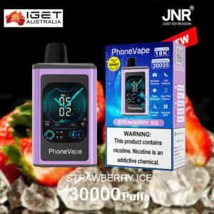 JNR PhoneVape STRAWBERRY ICE – 30000 PUFFS