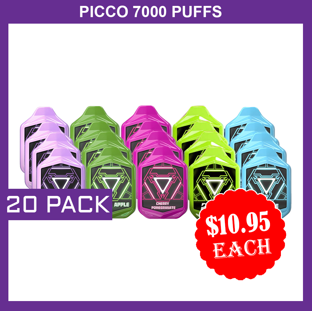 PICCO 7000 PUFFS – 20 PACK