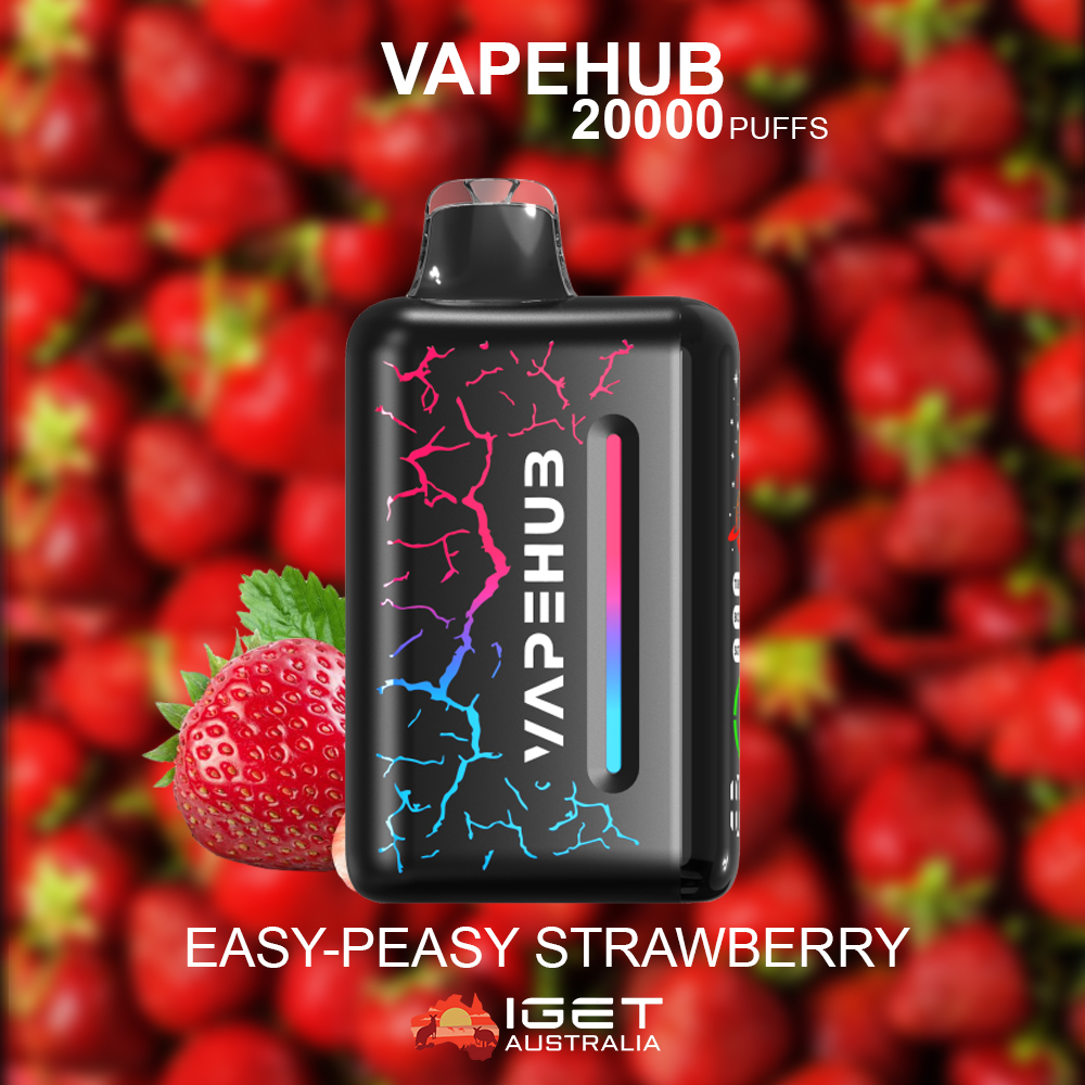 VAPEHUB EASY-PEASY STRAWBERRY – 20000 PUFFS