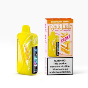 Adjust Myrusher 40K Disposable Vape (5%, 40000 Puffs) – Strawberry Banana