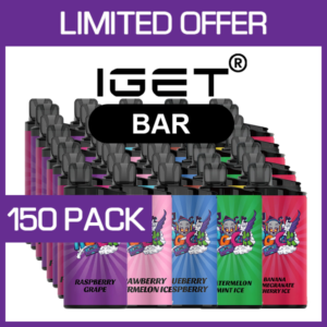 IGET BAR – 3500 PUFFS  – 150 PACK