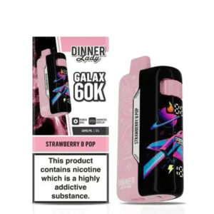 Dinner Lady GALAX 60K Disposable Vape (5%, 60000 Puffs) – Strawberry B Pop
