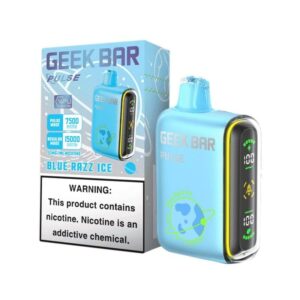 Geek Bar Pulse 15000 Disposable Vape (5%, 15000 Puffs) – Blue Razz Ice*