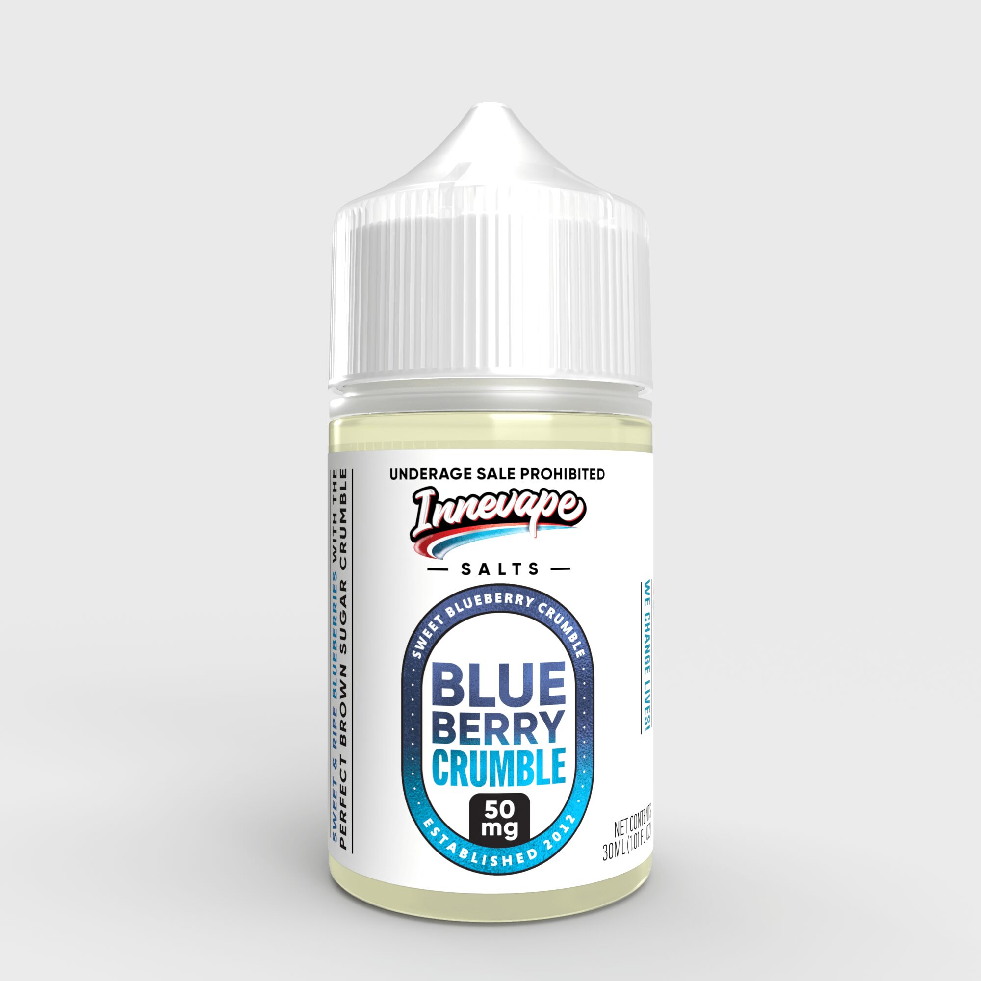 Innevape Salts Blueberry Crumble 30ml (100% off) – 35MG