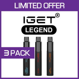 IGET LEGEND – 4000 PUFFS  – 3 PACK