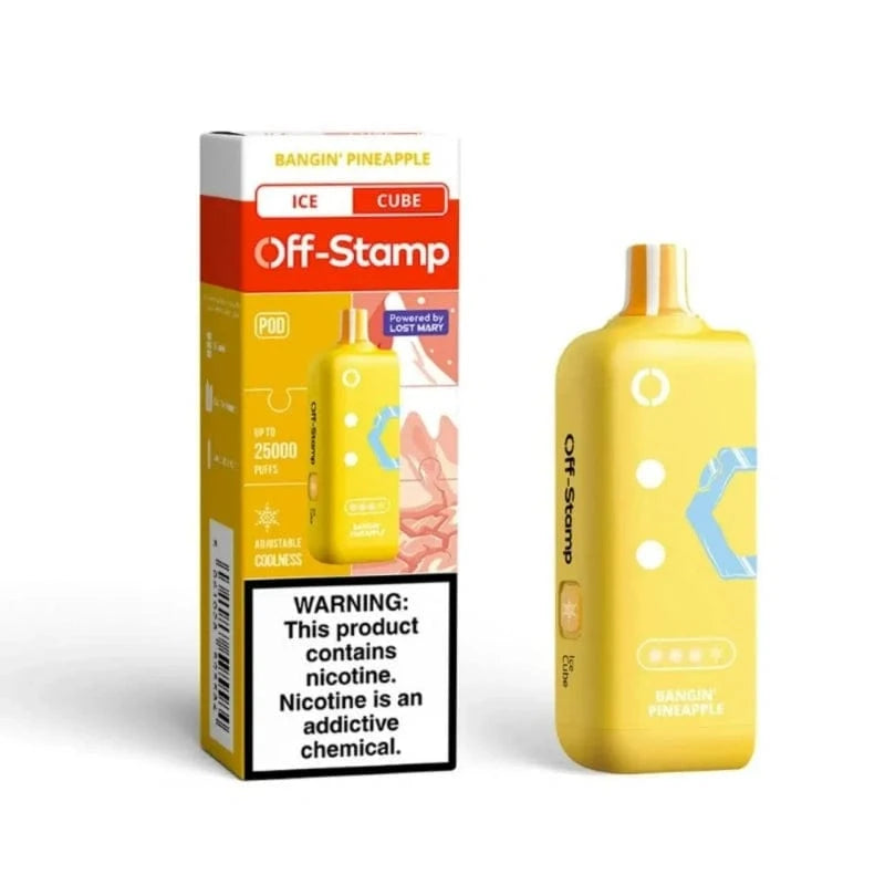 Off-Stamp X-CUBE Ice 25K Disposable Pod (5%, 25000 Puffs) – Bangin’ Pineapple’
