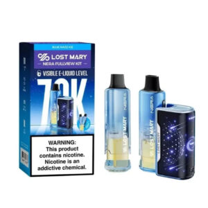 Lost Mary Nera Fullview 70K Disposable Kit (5%,70000 Puffs) – Blue Razz Ice