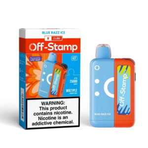 Off-Stamp X-CUBE 25K Disposable Kit (5%, 25000 Puffs) – Blue Razz Ice*