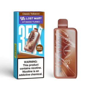 Lost Mary MT35000 Turbo Disposable Vape (5%, 35000 Puffs) – Classic Tobacco