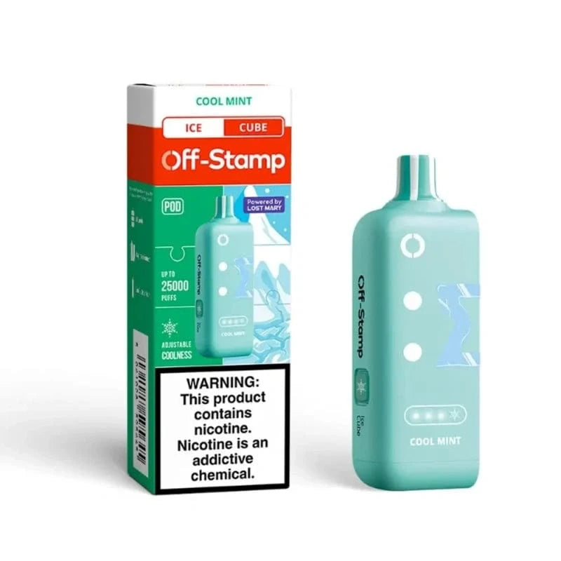 Off-Stamp X-CUBE Ice 25K Disposable Pod (5%, 25000 Puffs) – Cool Mint