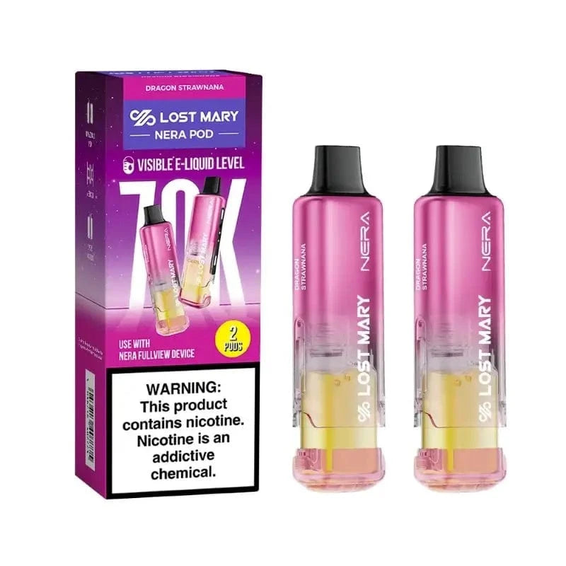 Lost Mary Nera Fullview 70K Disposable Pod (5%,70000 Puffs) – Dragon Strawnana