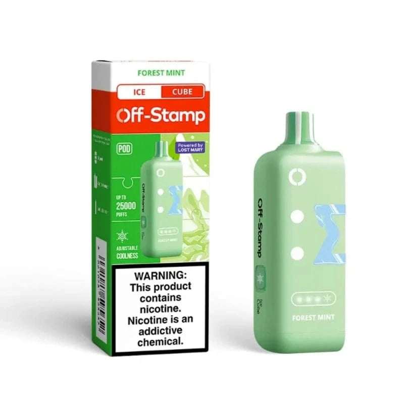 Off-Stamp X-CUBE Ice 25K Disposable Pod (5%, 25000 Puffs) – Forest Mint’