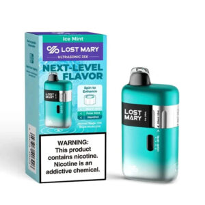 Lost Mary Ultrasonic 35K Diposable Vape (5%, 35000 Puffs) – Ice Mint*