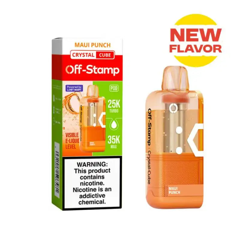 Off-Stamp X-CUBE Crystal 35K Disposable Pod (Requires Kit for Use) – Sour Apple Ice*
