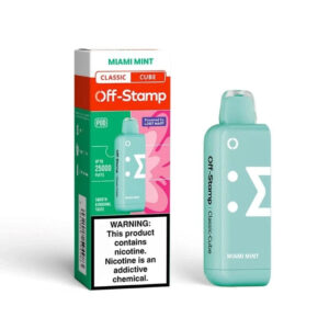 Off-Stamp X-CUBE Classic 25K Disposable Pod (5%, 25000 Puffs) – Miami Mint*