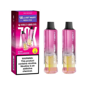 Lost Mary Nera Fullview 70K Disposable Pod (5%,70000 Puffs) – Pink Lemonade