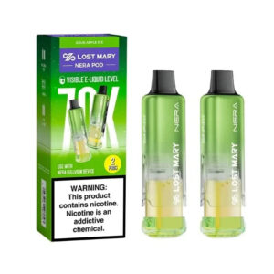 Lost Mary Nera Fullview 70K Disposable Pod (5%,70000 Puffs) – Sour Apple Ice