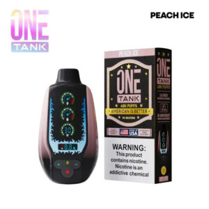 One Tank 40K Disposable Vape (5%, 40000 Puffs) – Peach Ice