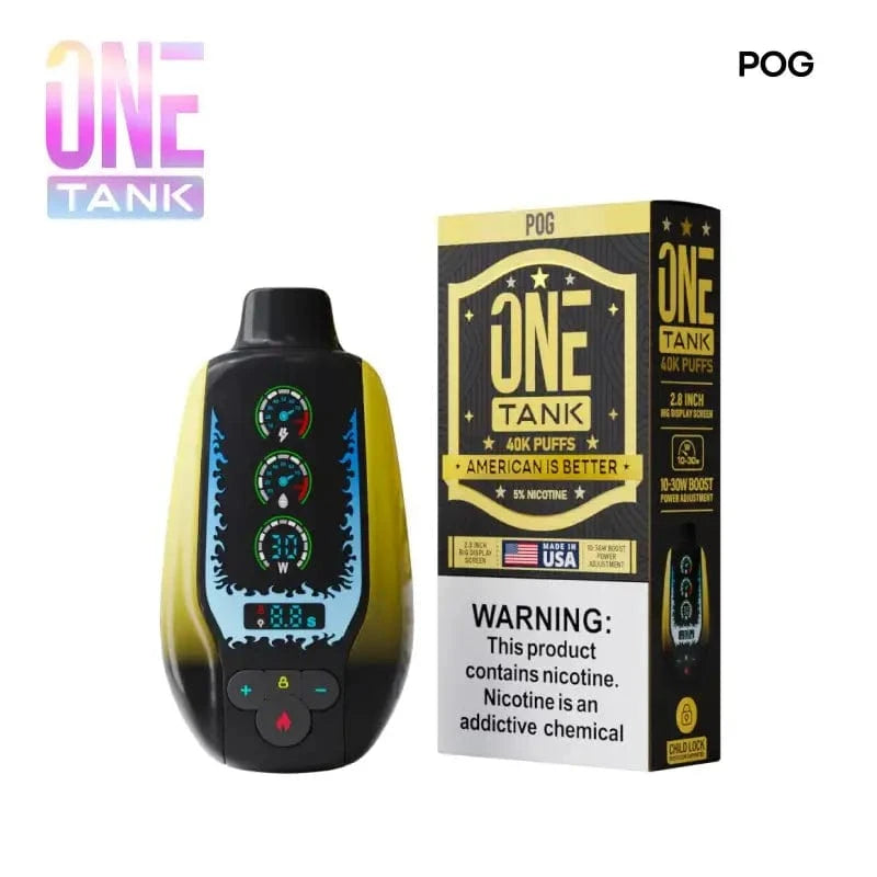 One Tank 40K Disposable Vape (5%, 40000 Puffs) – POG