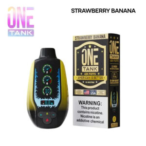 One Tank 40K Disposable Vape (5%, 40000 Puffs) – Strawberry Banana