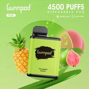 GUNNPOD PLUS PINEAPPLE GUAVA – 4500 PUFFS