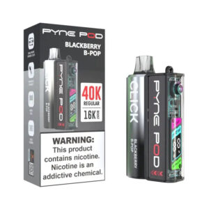Pyne Pod Click 40K Disposable Vape Kit (5%, 40000 Puffs) – Blackberry B-Pop
