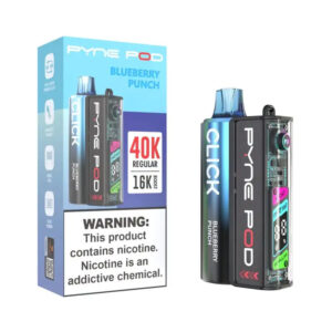 Pyne Pod Click 40K Disposable Vape Kit (5%, 40000 Puffs) – Blueberry Punch