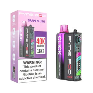 Pyne Pod Click 40K Disposable Vape Kit (5%, 40000 Puffs) – Grape Slush