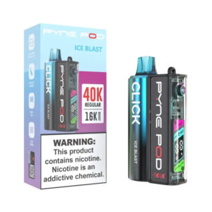 Pyne Pod Click 40K Disposable Vape Kit (5%, 40000 Puffs) – Ice Blast