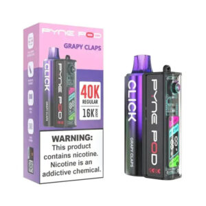 Pyne Pod Click 40K Disposable Vape Kit (5%, 40000 Puffs) (100% off) – Grapy Claps
