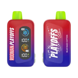 Rodman Playoffs 50K Ice-Nic Control Disposable Vape (5%, 50000 Puffs) – Blue Razz Cotton