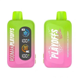 Rodman Playoffs 50K Ice-Nic Control Disposable Vape (5%, 50000 Puffs) – Sour Watermelon Gummy