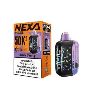 VOOPOO NEXA Ultra II 50K Disposable Vape (5%, 50000 Puffs) – Black Cherry